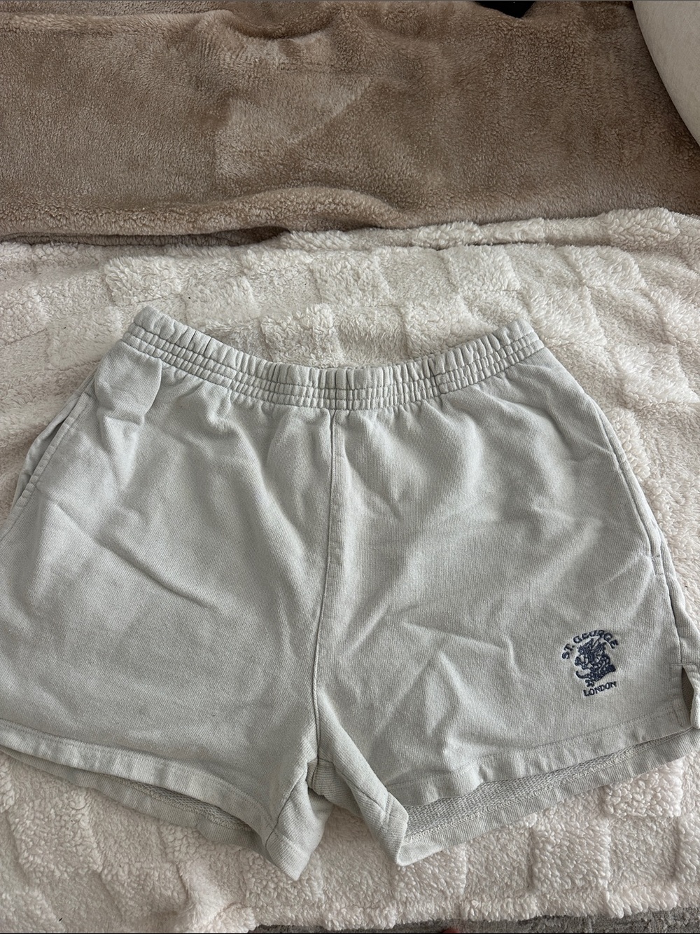 Brandy Melville Light Gray Athletic Lounge Shorts